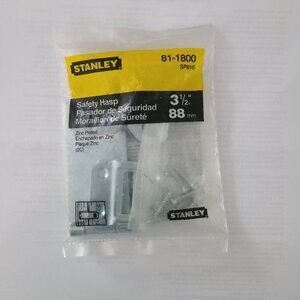 NEW Stanley SAfety Hasp zinc plated 3 1/2" 81-1800